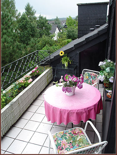 Ferienwohnung Kln - Balkon