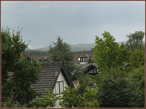 Pension Sankt Augustin - Blick Terasse Wohnung 2